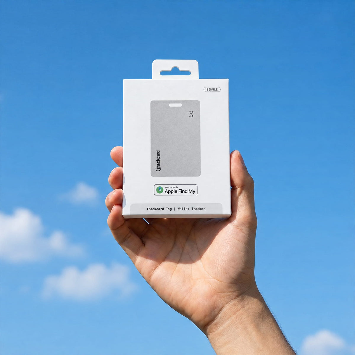 Trackcard® Tag Karte Weiß – Limited Edition